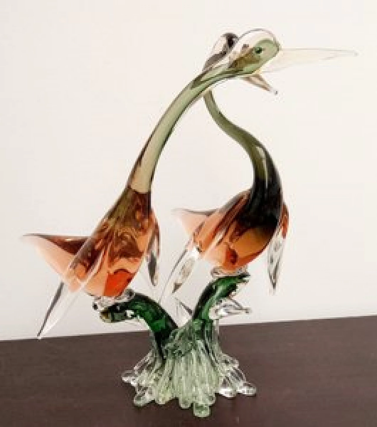 Murano glass sculpture of cormorants by Archimede Seguso, 1970s 2