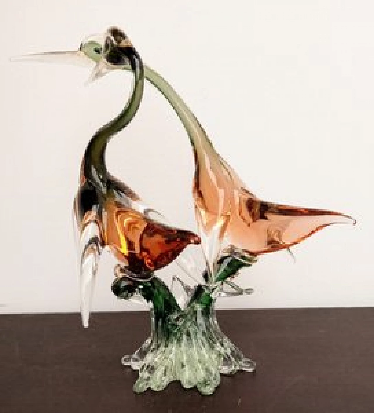 Murano glass sculpture of cormorants by Archimede Seguso, 1970s 3