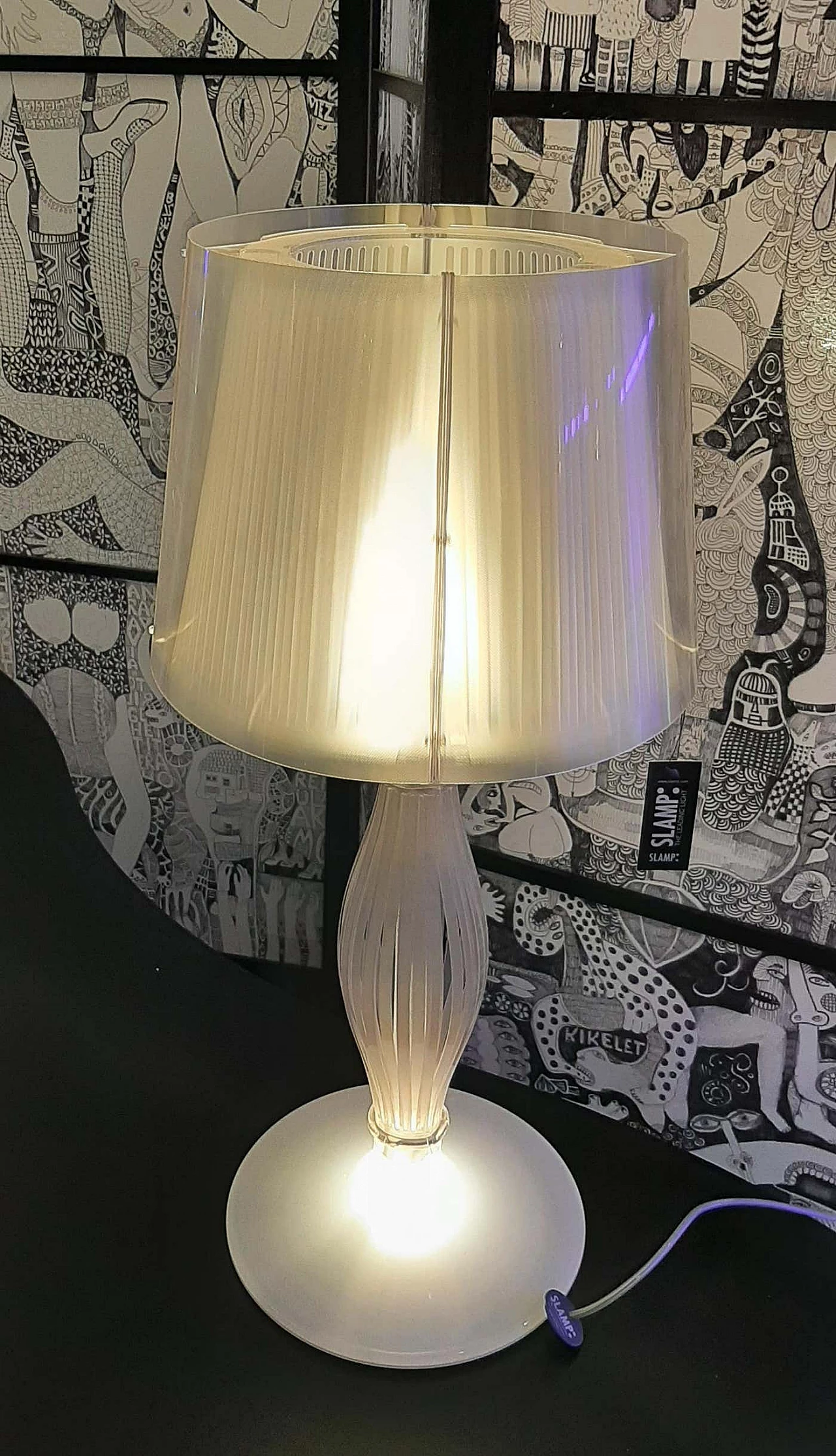 Liza table lamp by Elisa Giovannoni for Slamp, 2000s 2