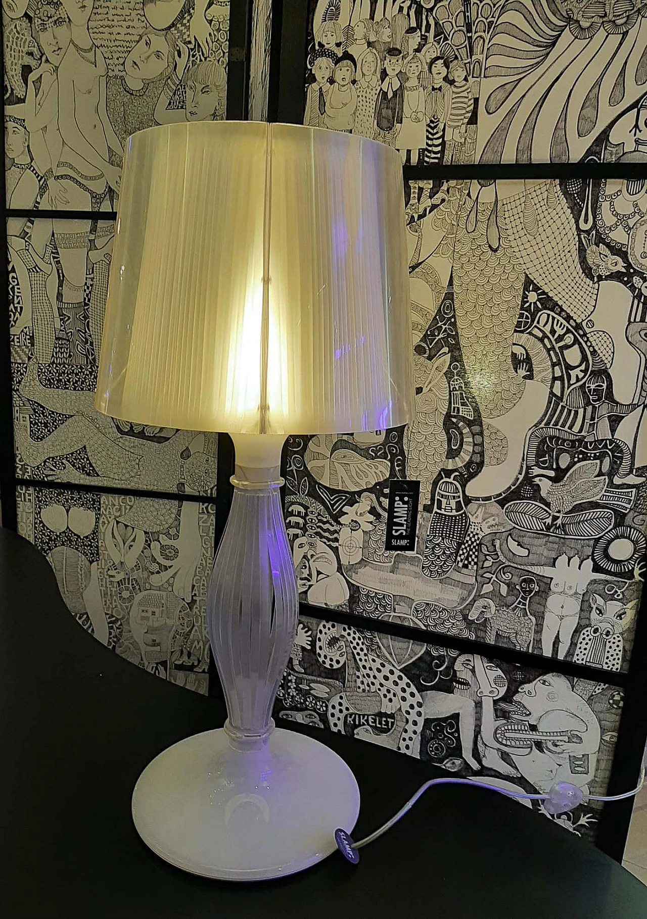 Liza table lamp by Elisa Giovannoni for Slamp, 2000s 3