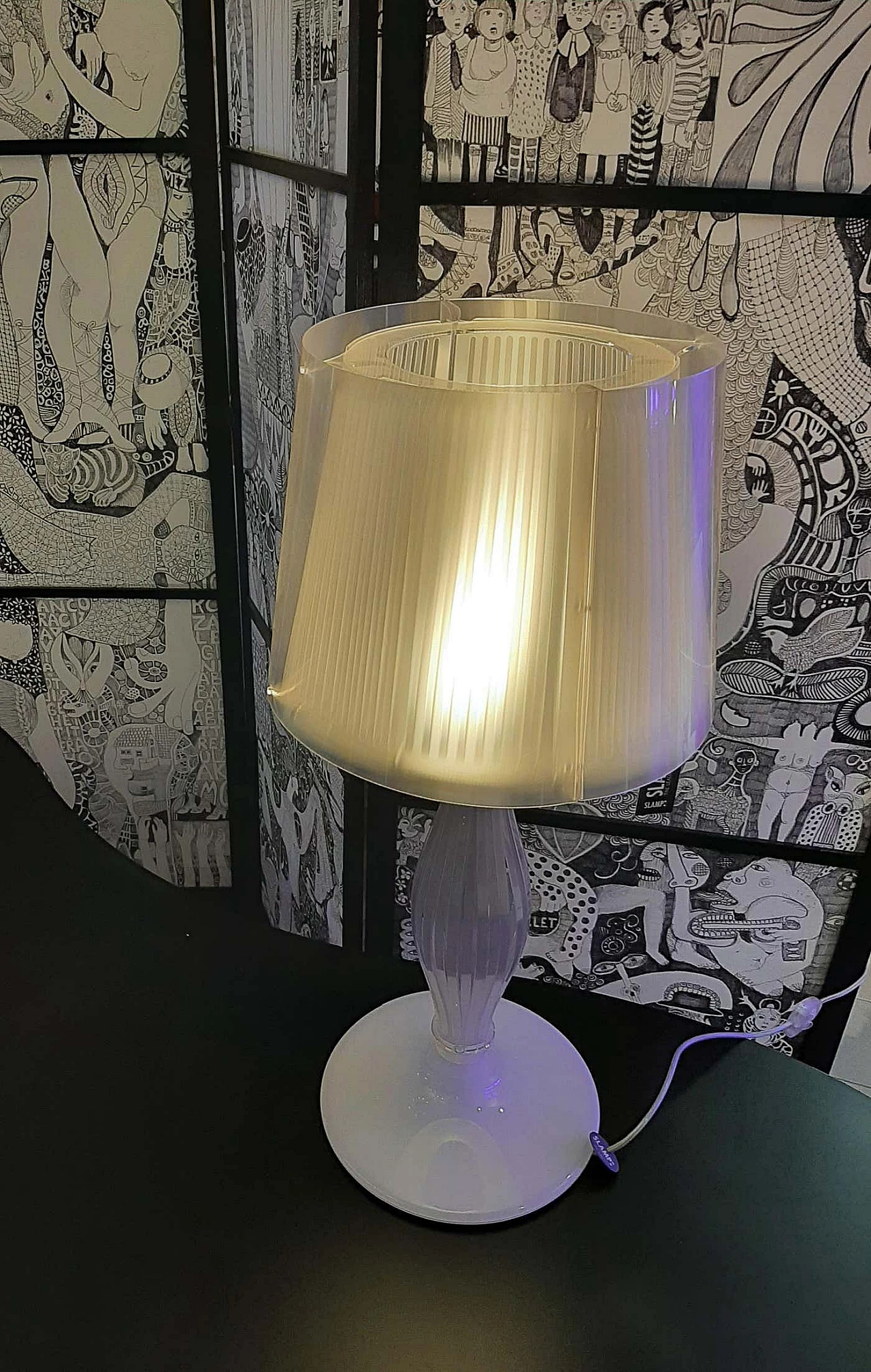 Liza table lamp by Elisa Giovannoni for Slamp, 2000s 5