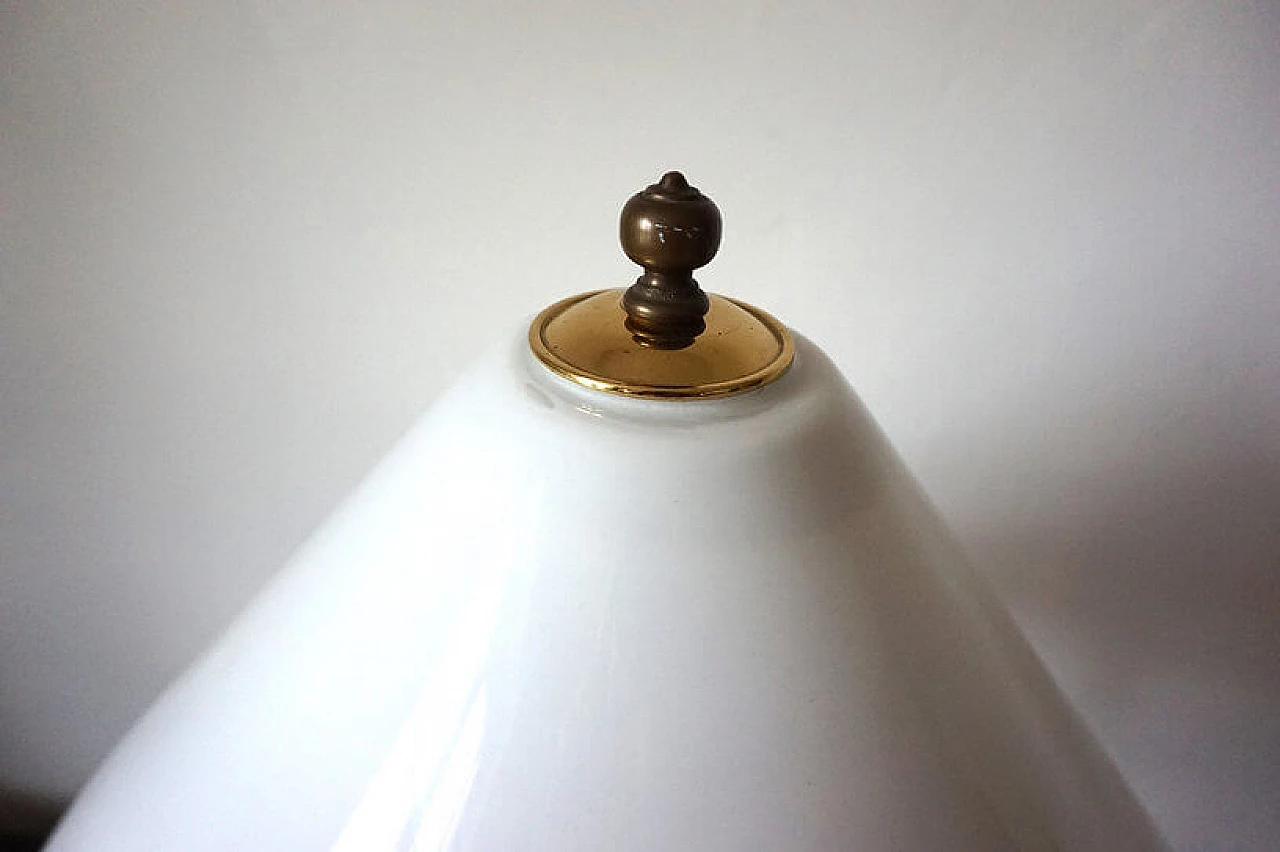 Empire brass table lamp, early 20th century 3