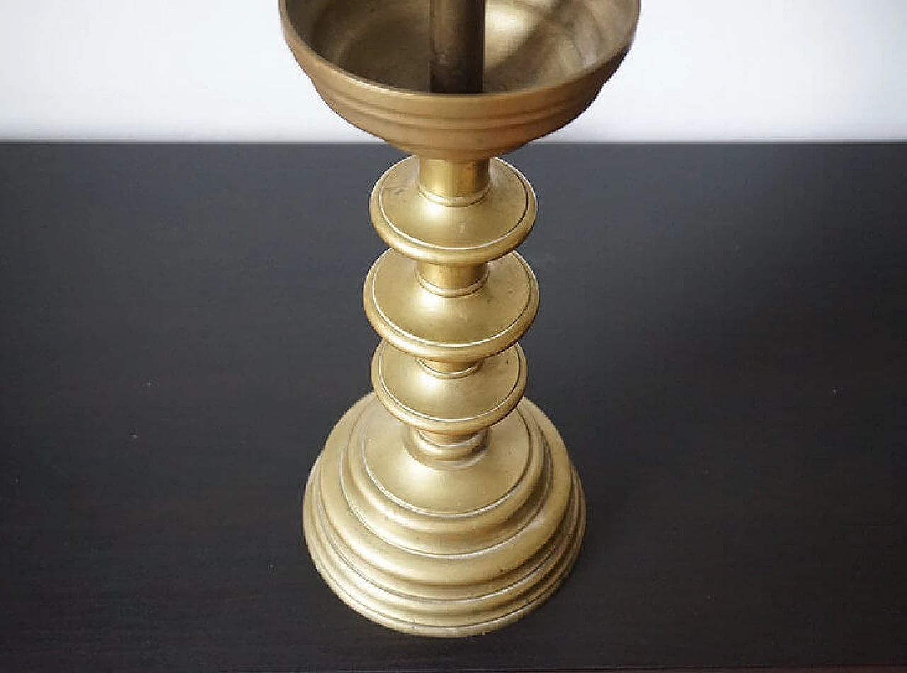 Empire brass table lamp, early 20th century 4