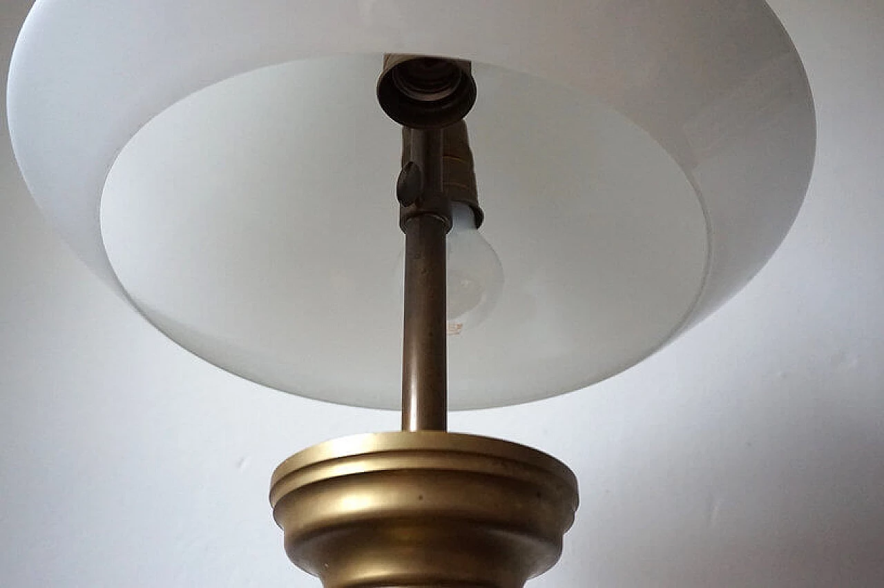 Empire brass table lamp, early 20th century 6