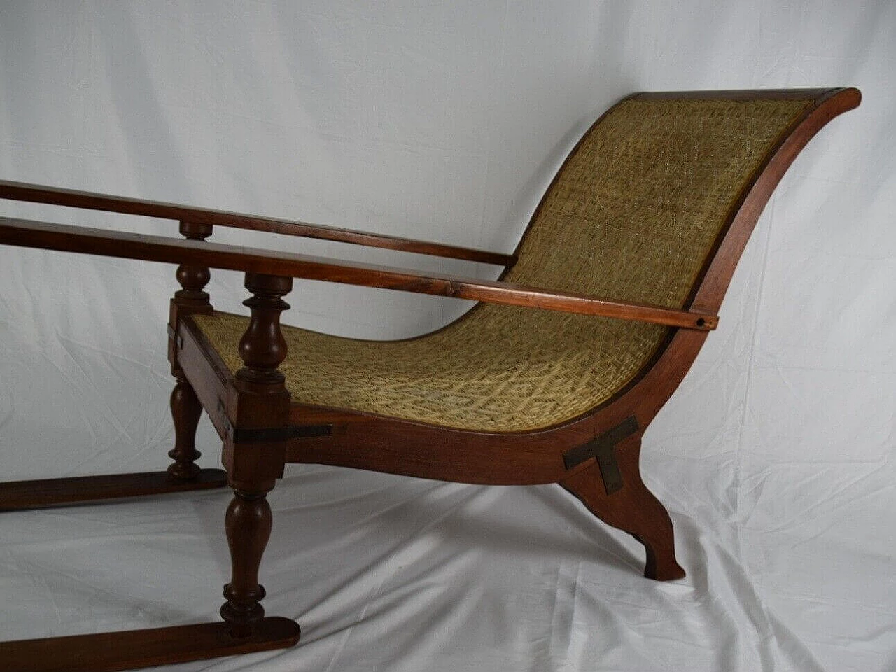 Mahogany chair with armrests, 1950s 2