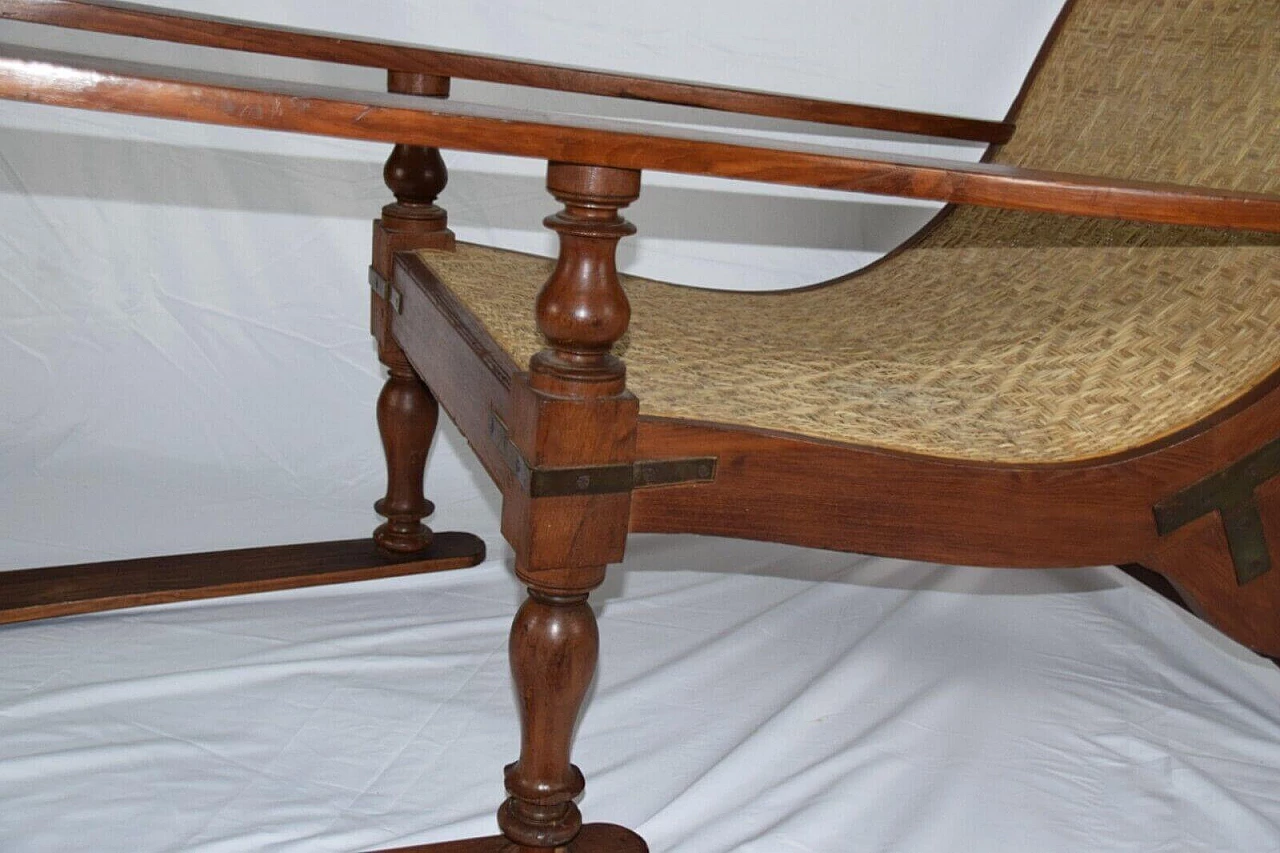 Mahogany chair with armrests, 1950s 4