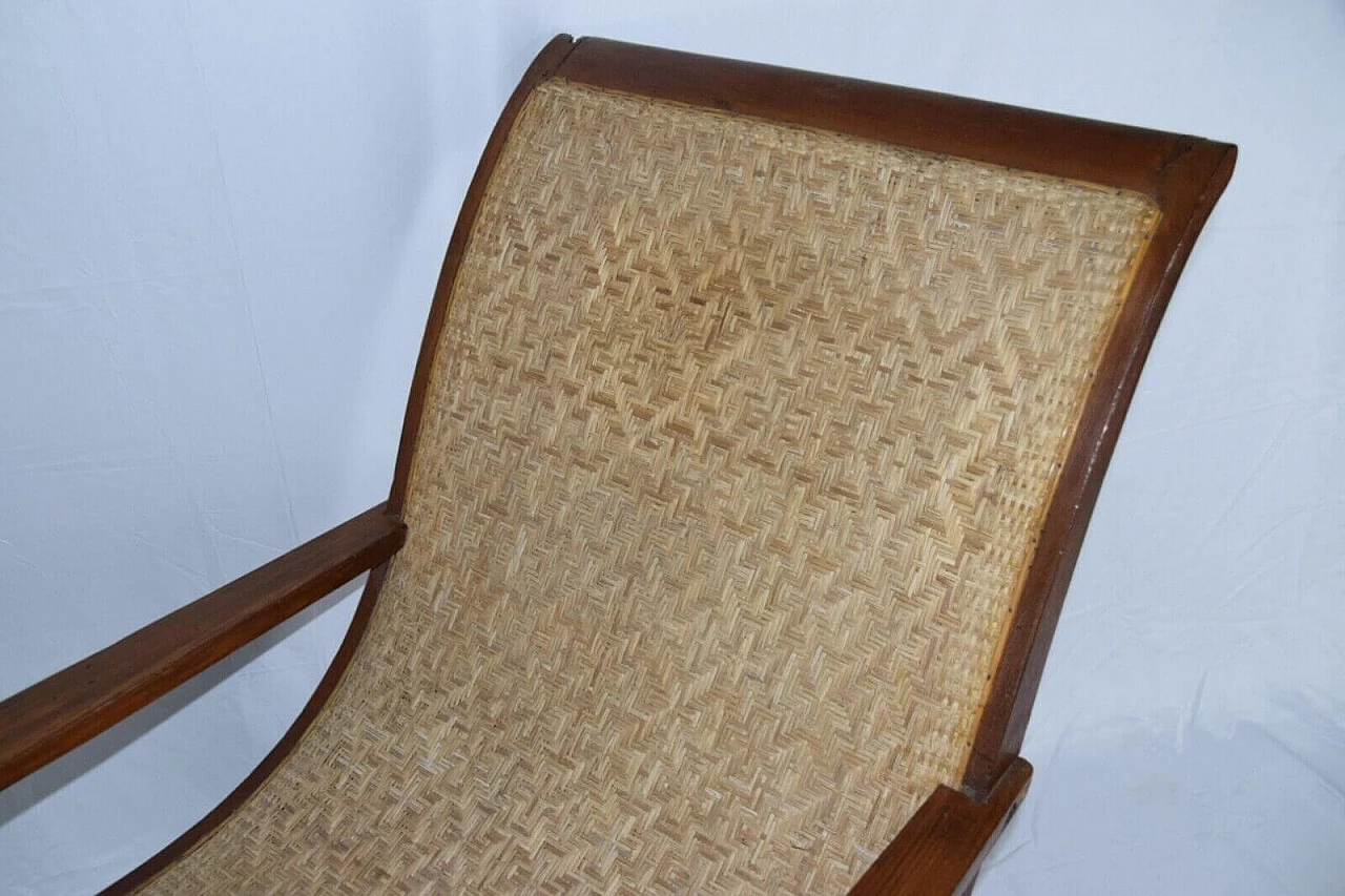 Mahogany chair with armrests, 1950s 6