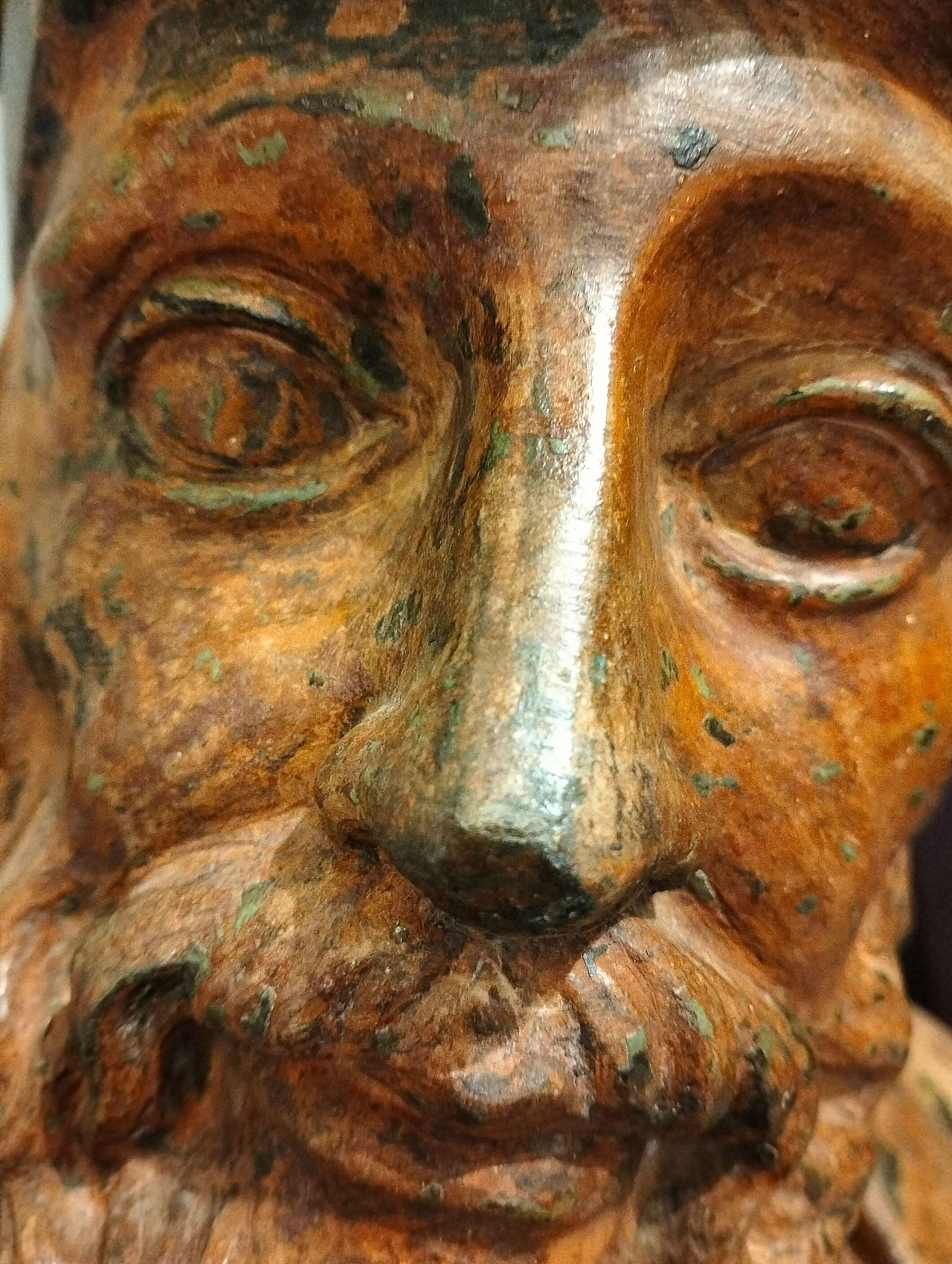 Bust of Ulysses, terracotta sculpture, 19th century 4