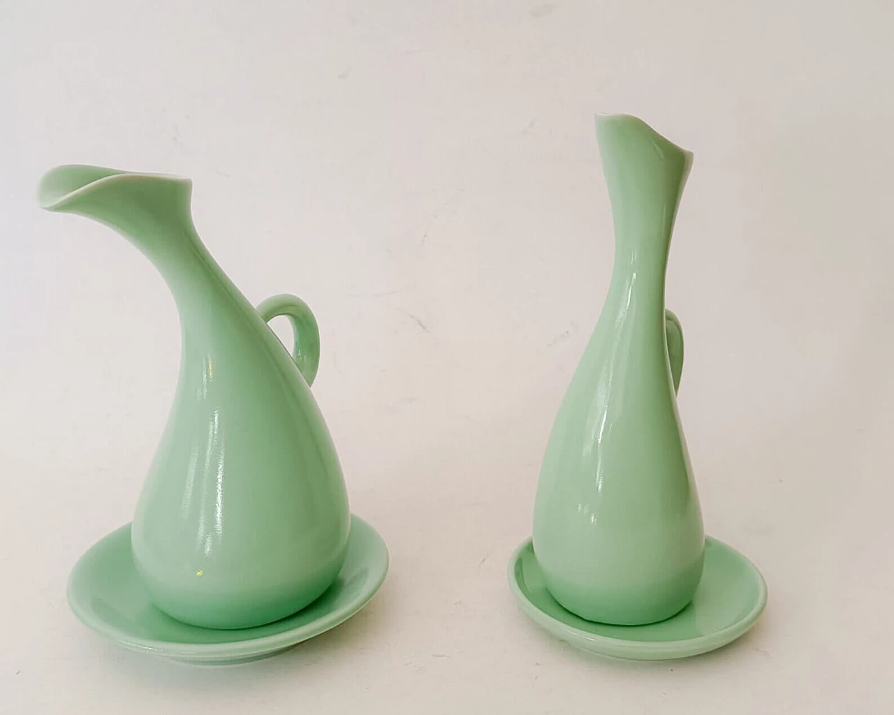 Pair of ceramic ampoules C 233 by Antonia Campi for Sci Lavenia, 1950s 1