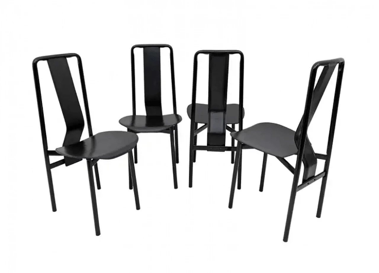 4 Irma chairs by Achille Castiglioni for Zanotta, 1970s 1