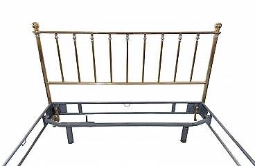 Riva Cantù solid brass double bed, mid-20th century