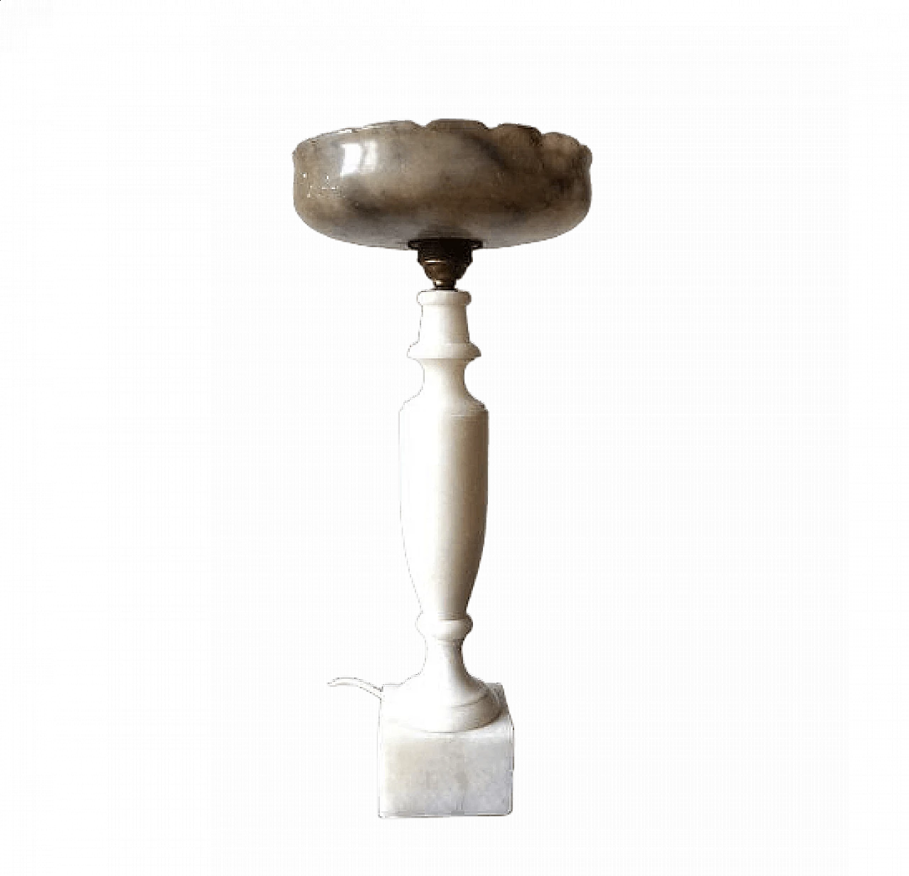 Marble amphora table lamp in Louis XVI style, early 20th century 11