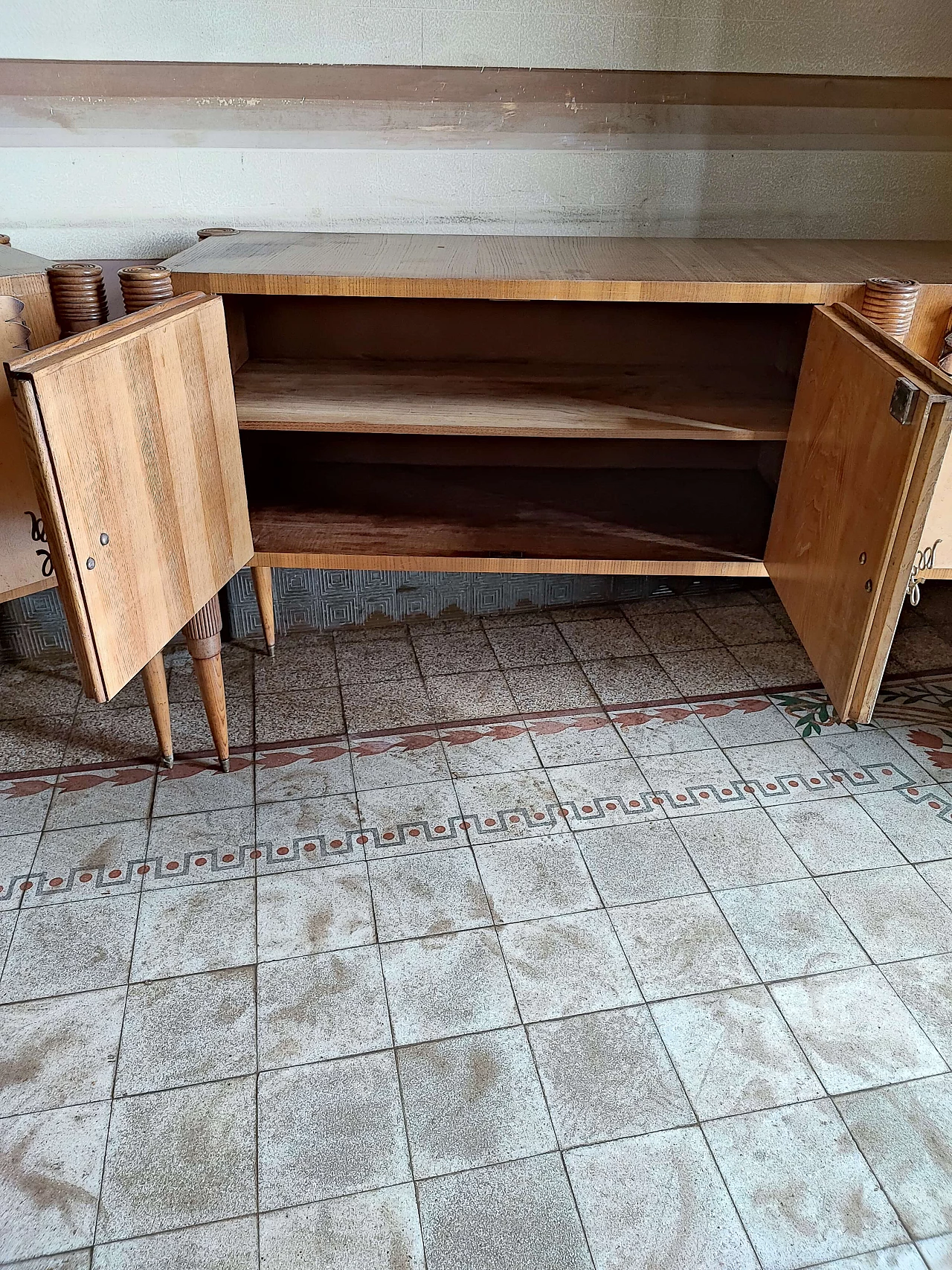 Wood sideboard by Pier Luigi Colli, 1950s 2