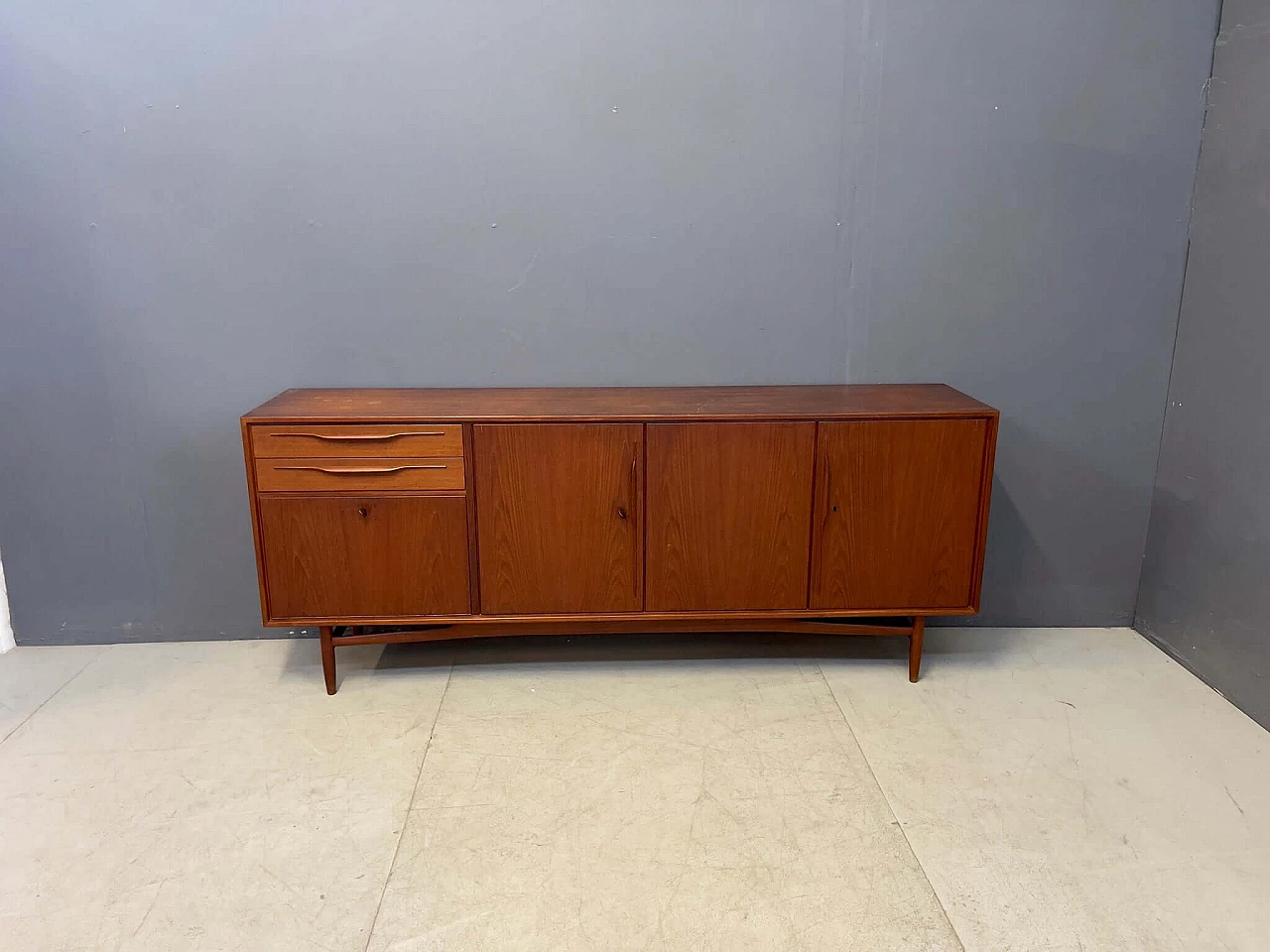 Teak sideboard by Swiss-Teak - Swiss Form, 1960s 3