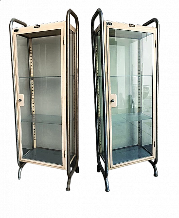 Pair of Inam pharmacy display cabinets by Ditta Gervasio, 1940s