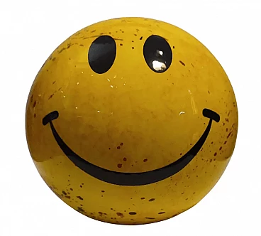 Tribute to Smile, yellow ceramic sculpture, 1960s