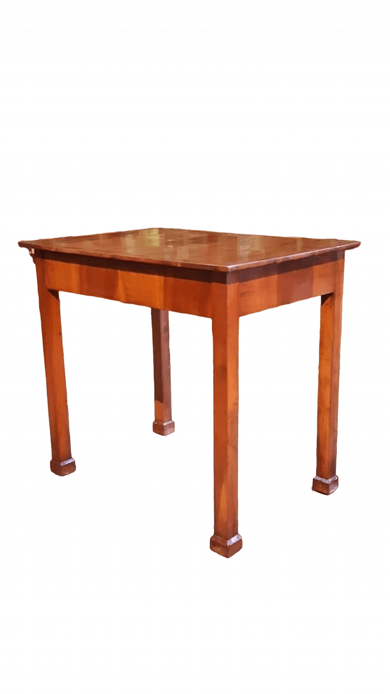 Empire walnut and briarwood writing desk, early 19th century 7