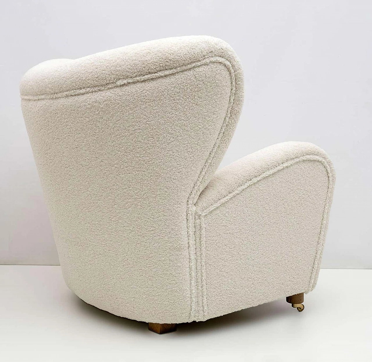 Sahco Zero the Tired Man bouclè armchair by Flemming Lassen, 2000s 6