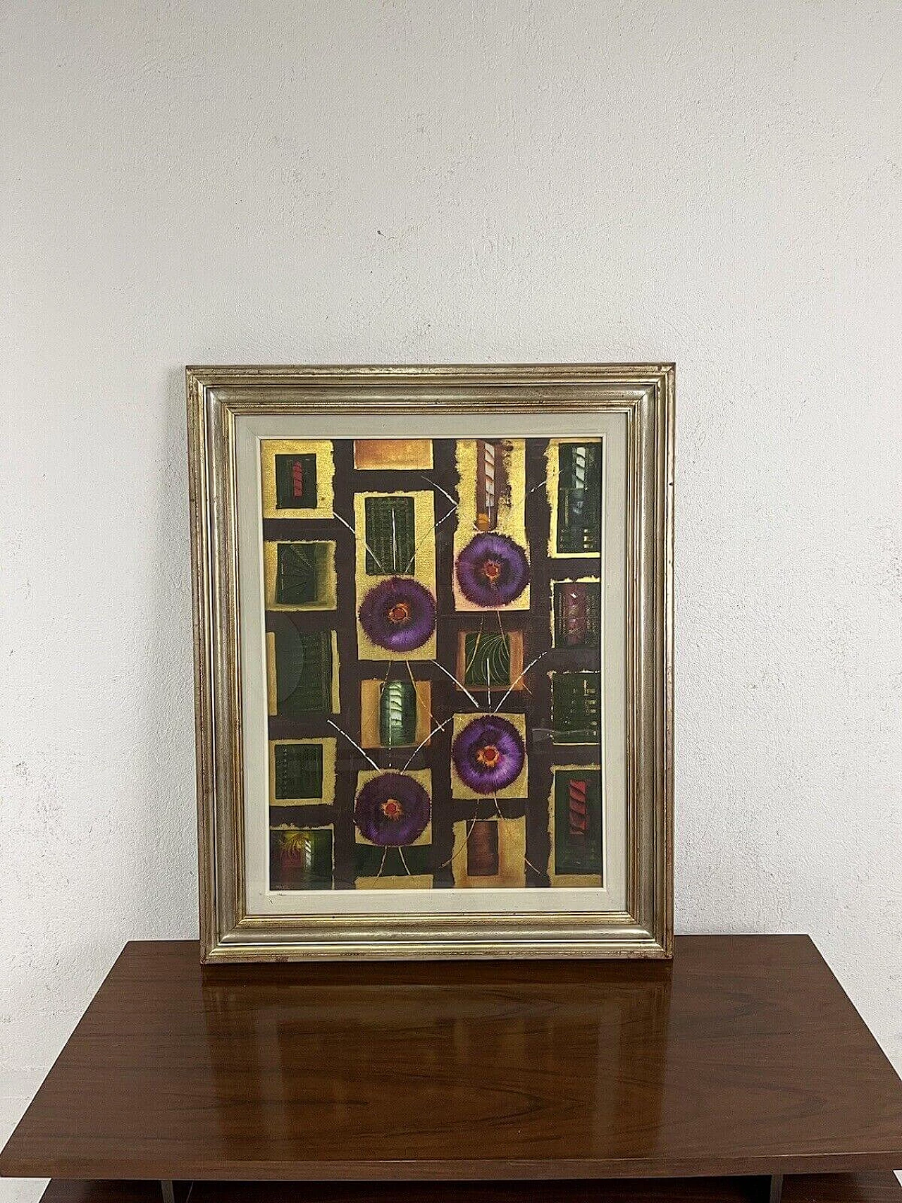 Bruno Fael, Composition, mixed media on canvas, 1970s 3