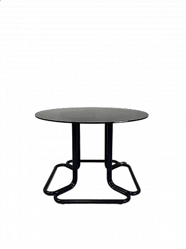 Painted metal Quadrifoglio table attributable to Giotto Stoppino, 1970s