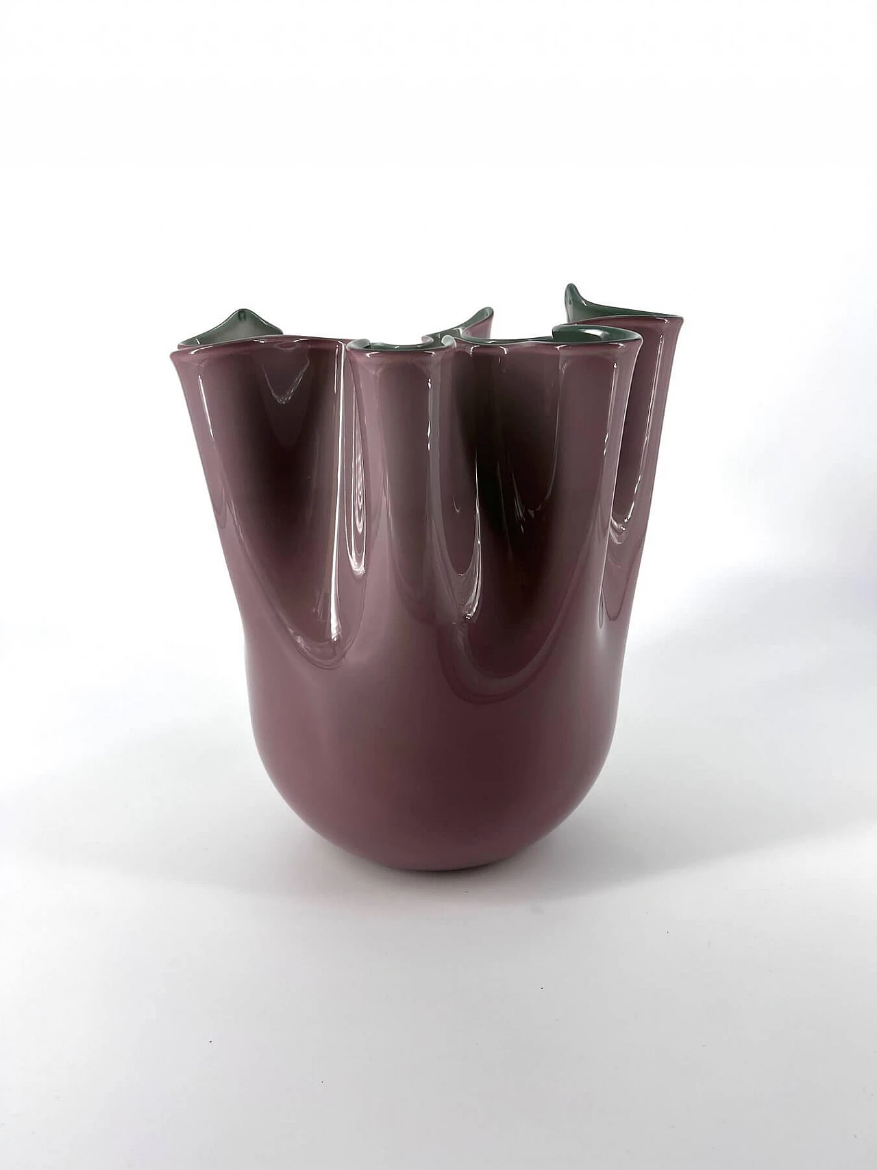 Murano glass handkerchief vase 4