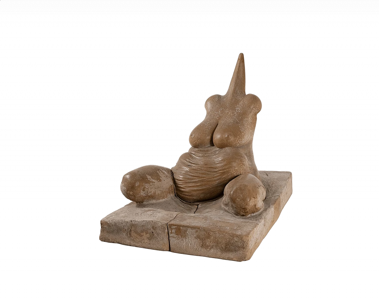 Anselmo Giardini, Gea, terracotta sculpture, 1978 13