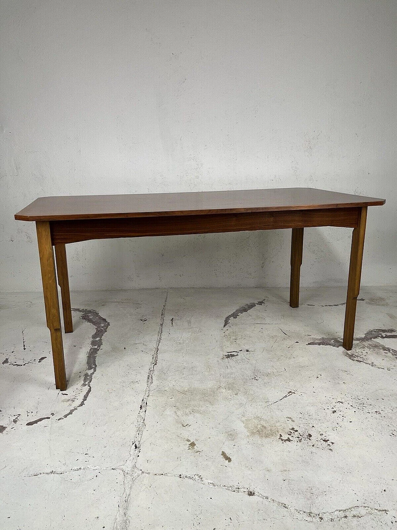 Crafted wood dining table, 1960s 1