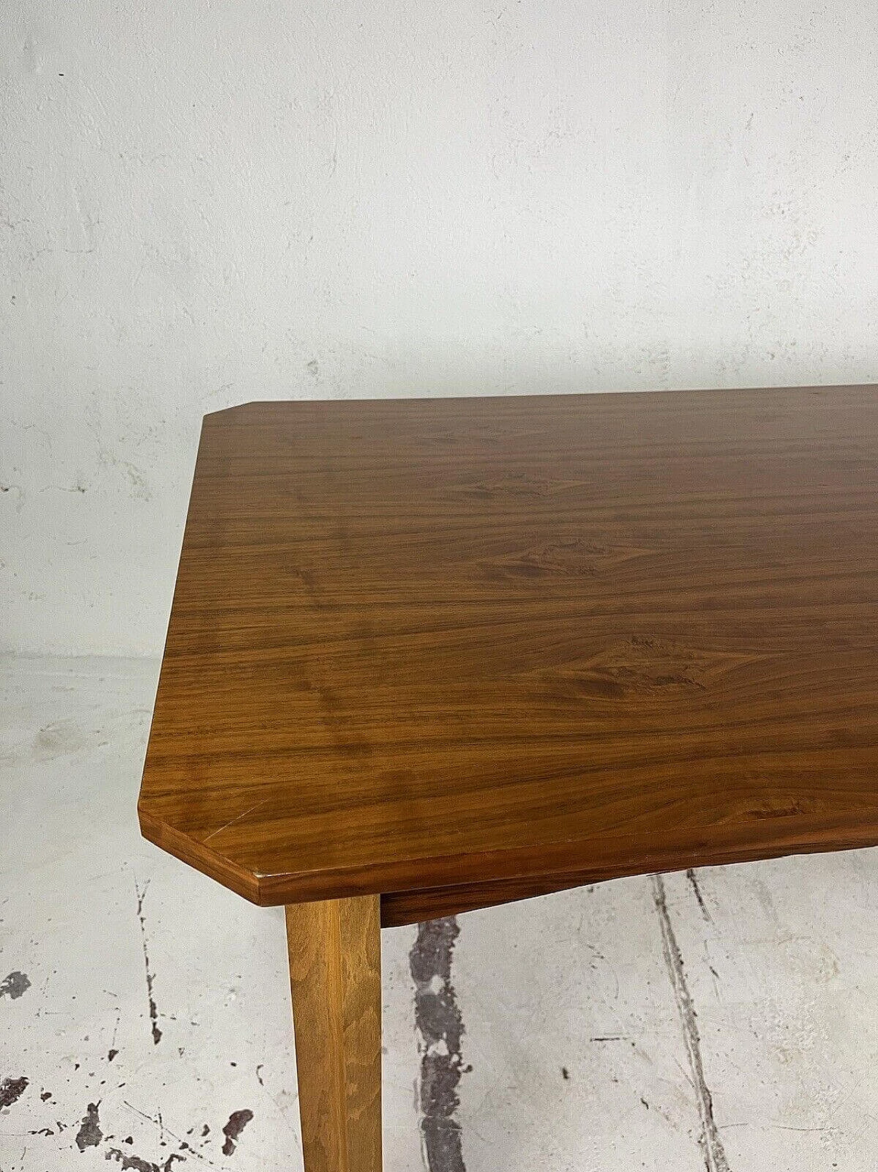 Crafted wood dining table, 1960s 2