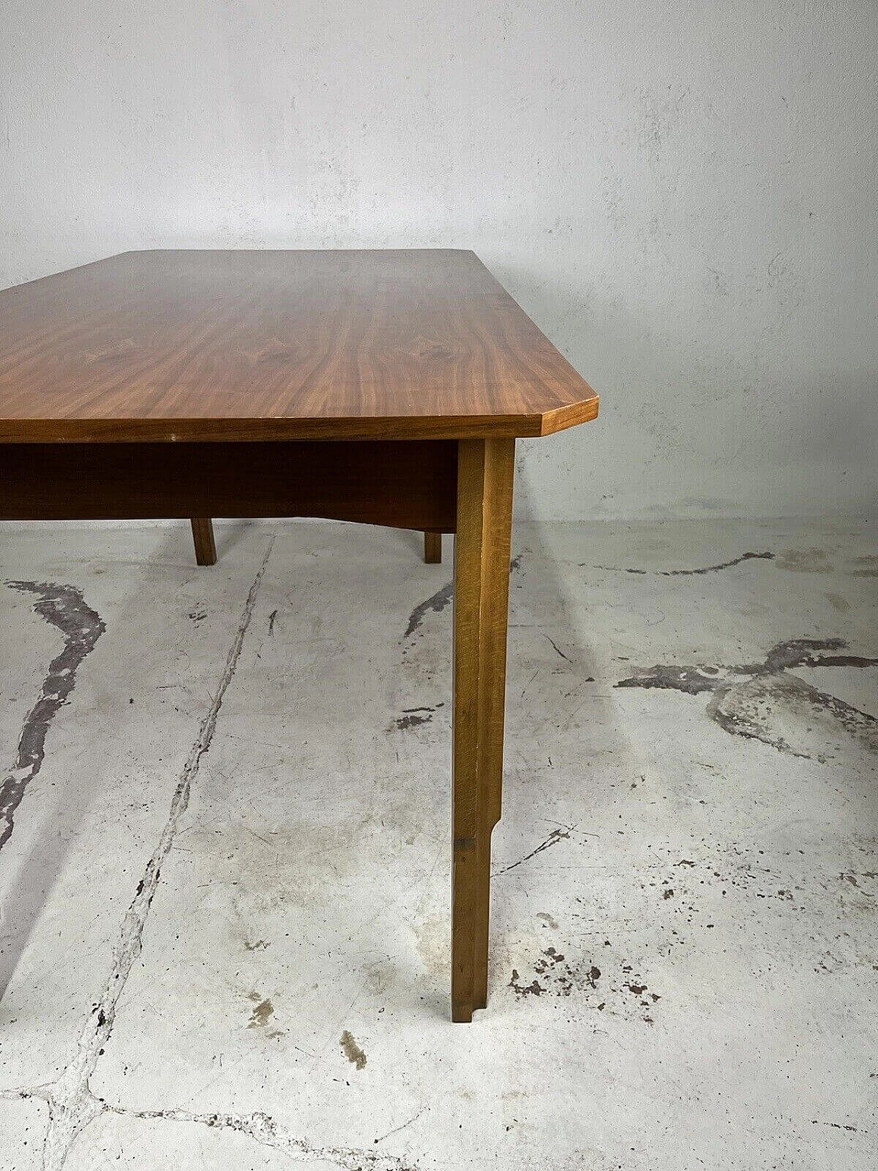 Crafted wood dining table, 1960s 8