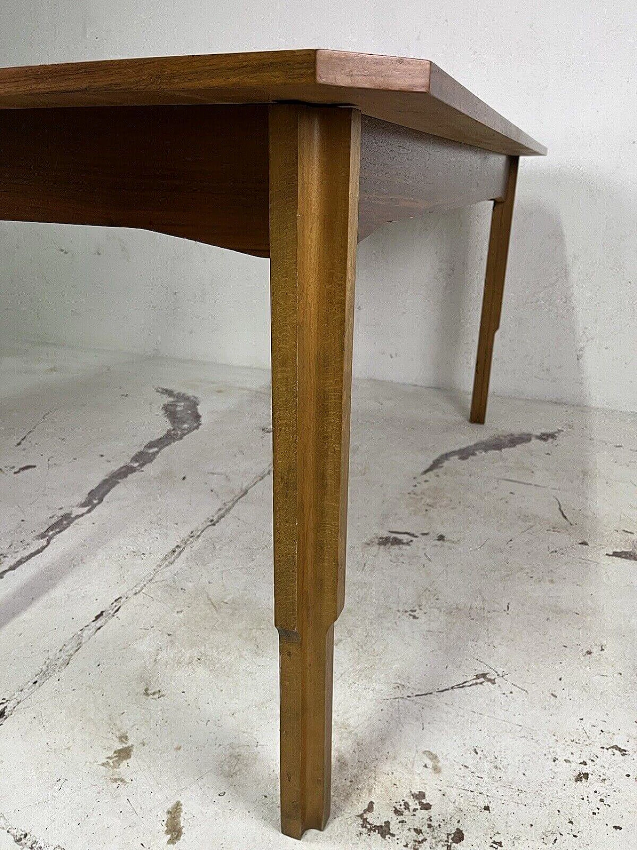 Crafted wood dining table, 1960s 13