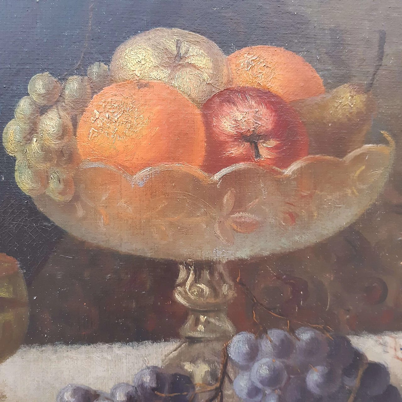 Albert Larsson, Still life with fruit, oil on canvas, 1888 4