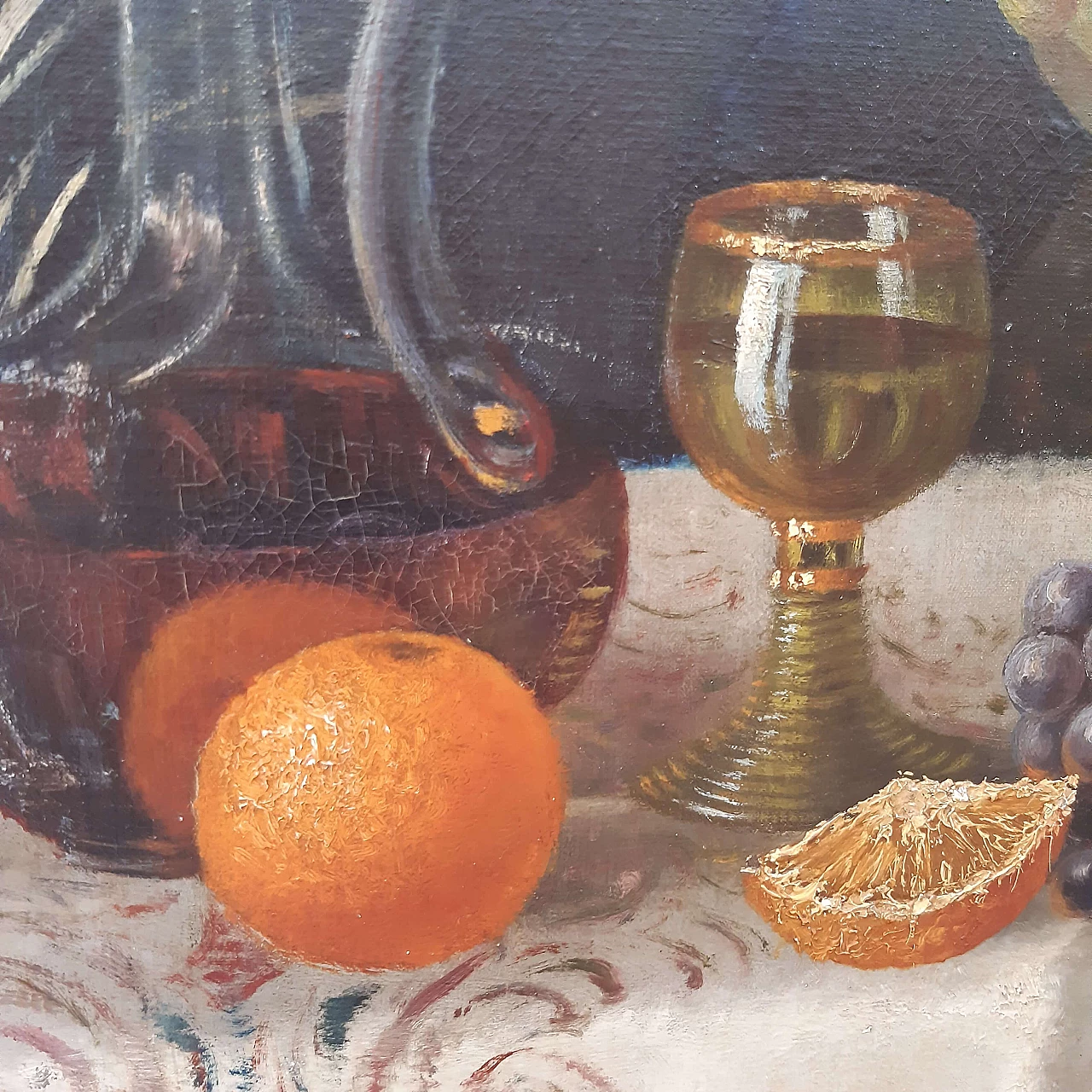 Albert Larsson, Still life with fruit, oil on canvas, 1888 5