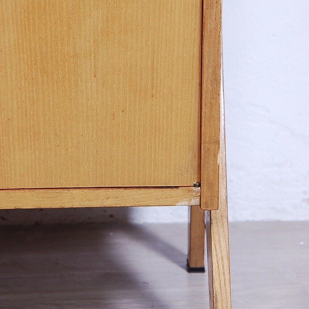 Flap-door bookcase in wood veneer, 1960s 9