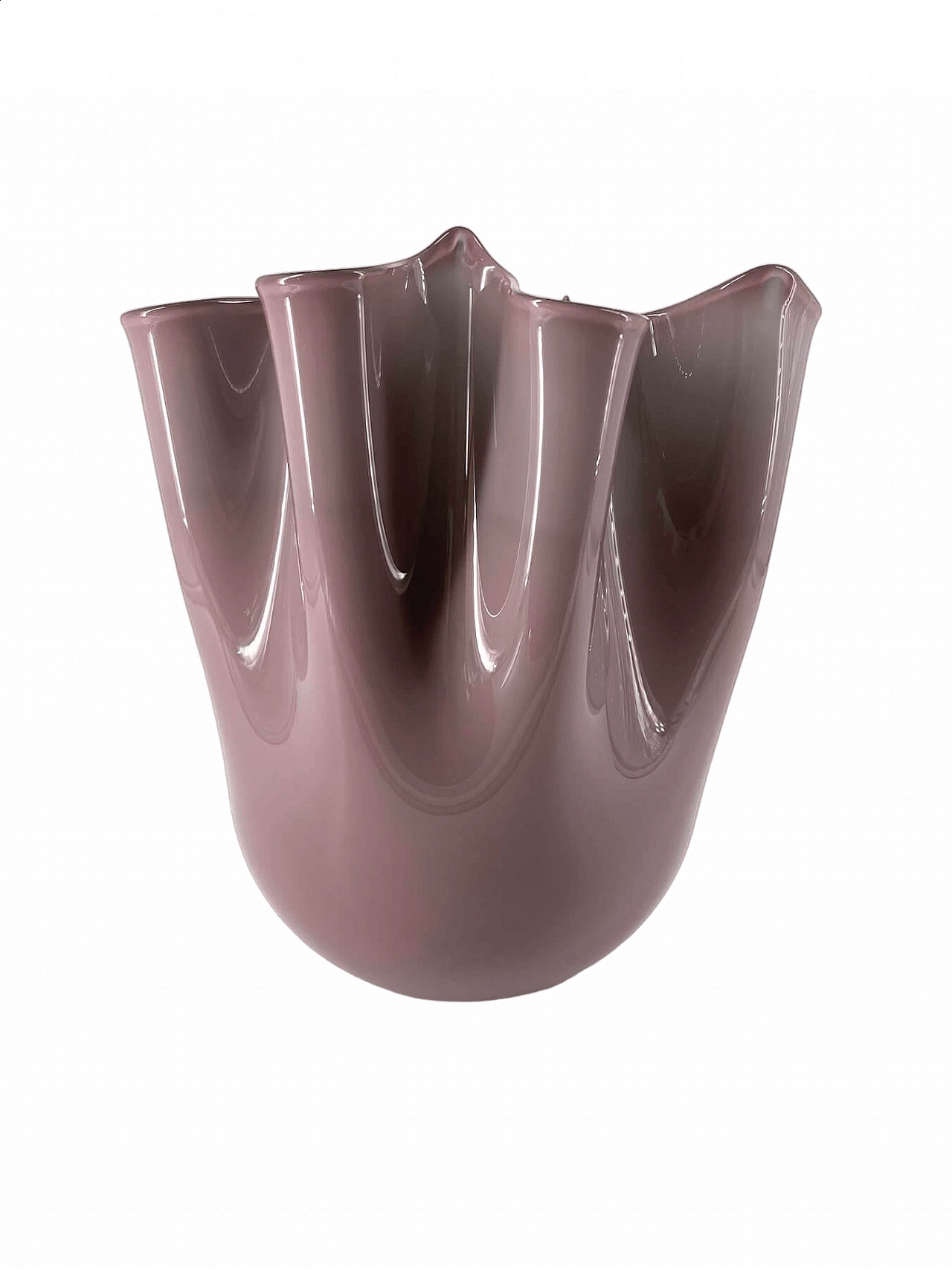 Murano glass handkerchief vase 8