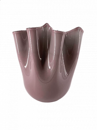 Murano glass handkerchief vase