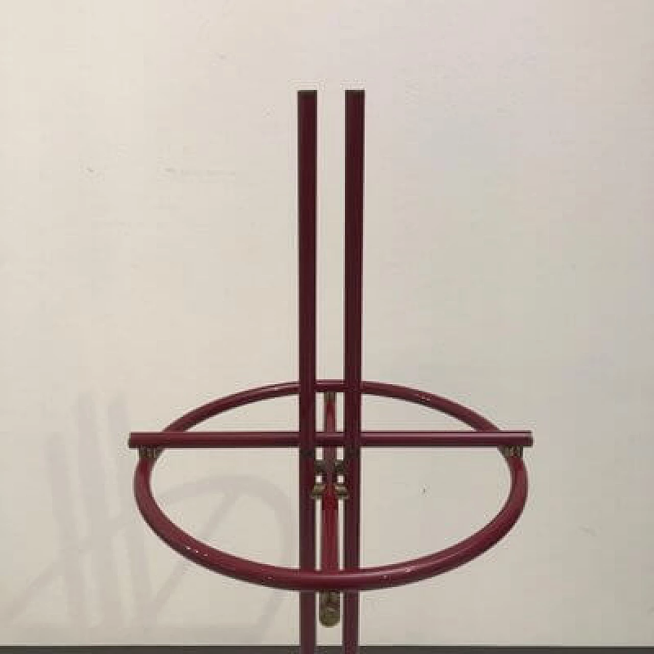 Brass and marble umbrella stand by Renato Zevi for Metalarte, 1970s 6