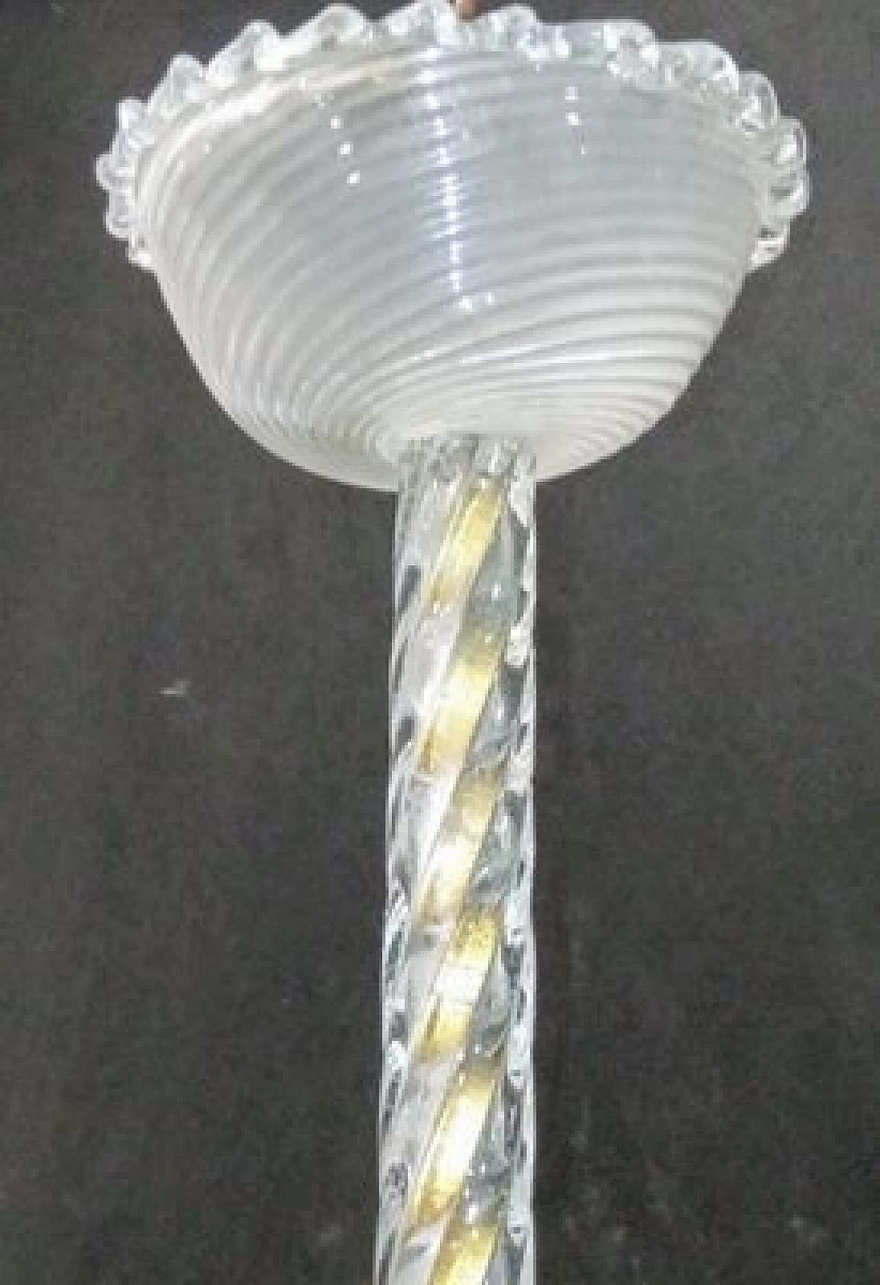 Murano glass chandelier by Ercole Barovier, 1940s 13