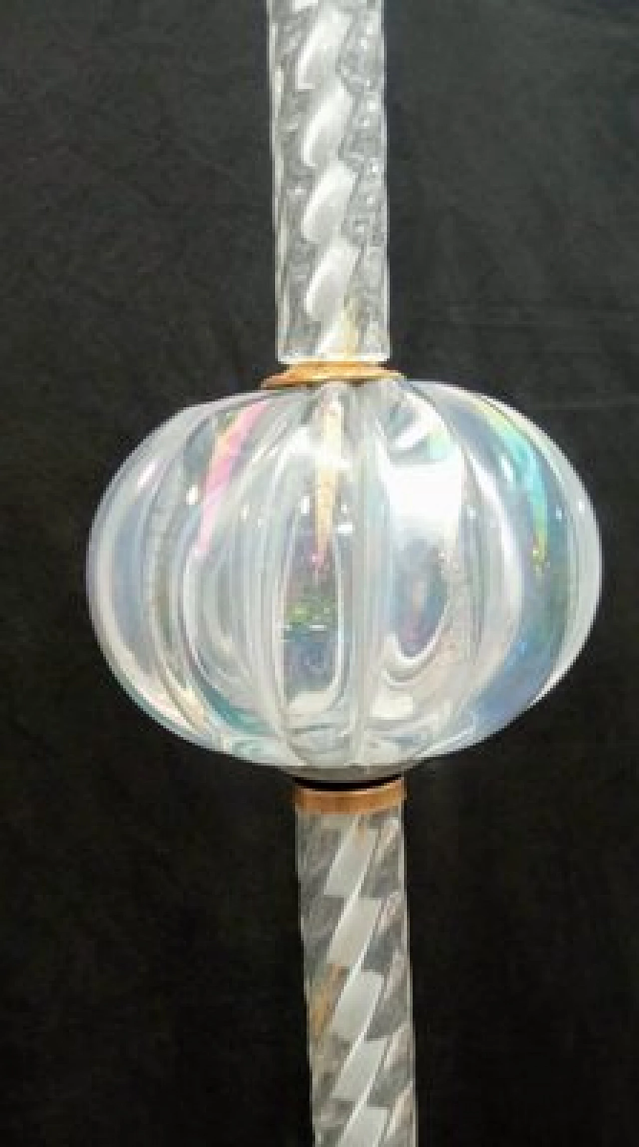 Murano glass chandelier with leaves by Barovier & Toso, 1940s 5