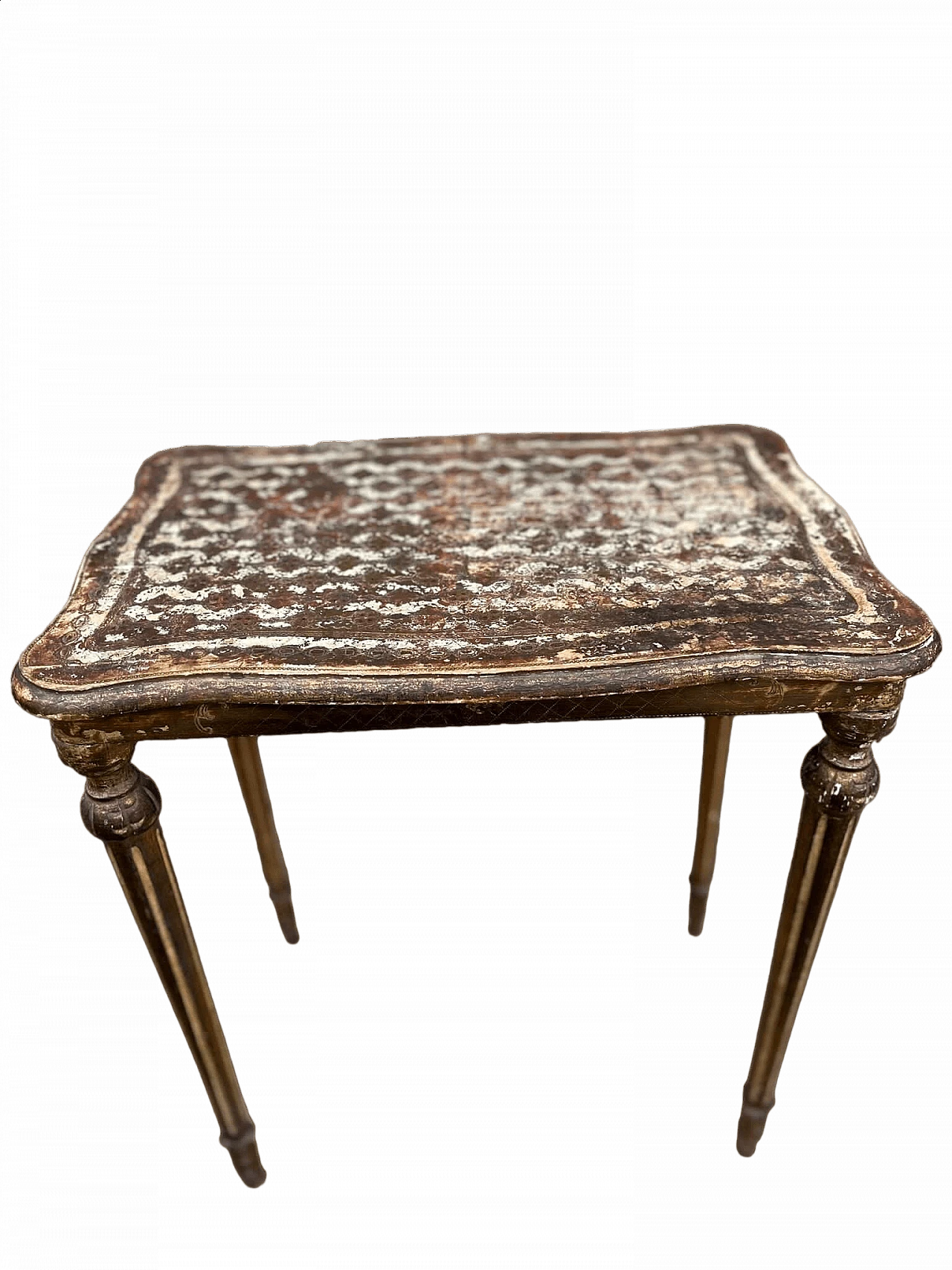 French wooden coffee table, 1940s 8