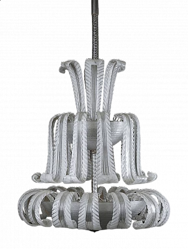 Murano glass chandelier by Barovier, 1939