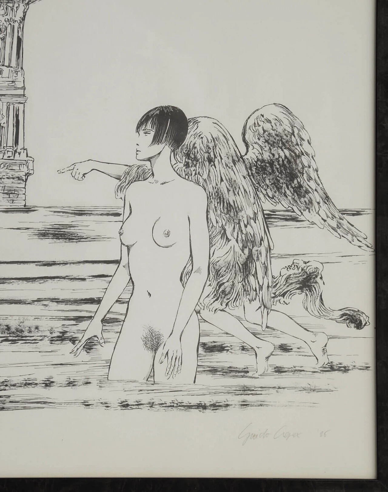 Guido Crepax, Acqua alta, multiple on paper, 1986 5