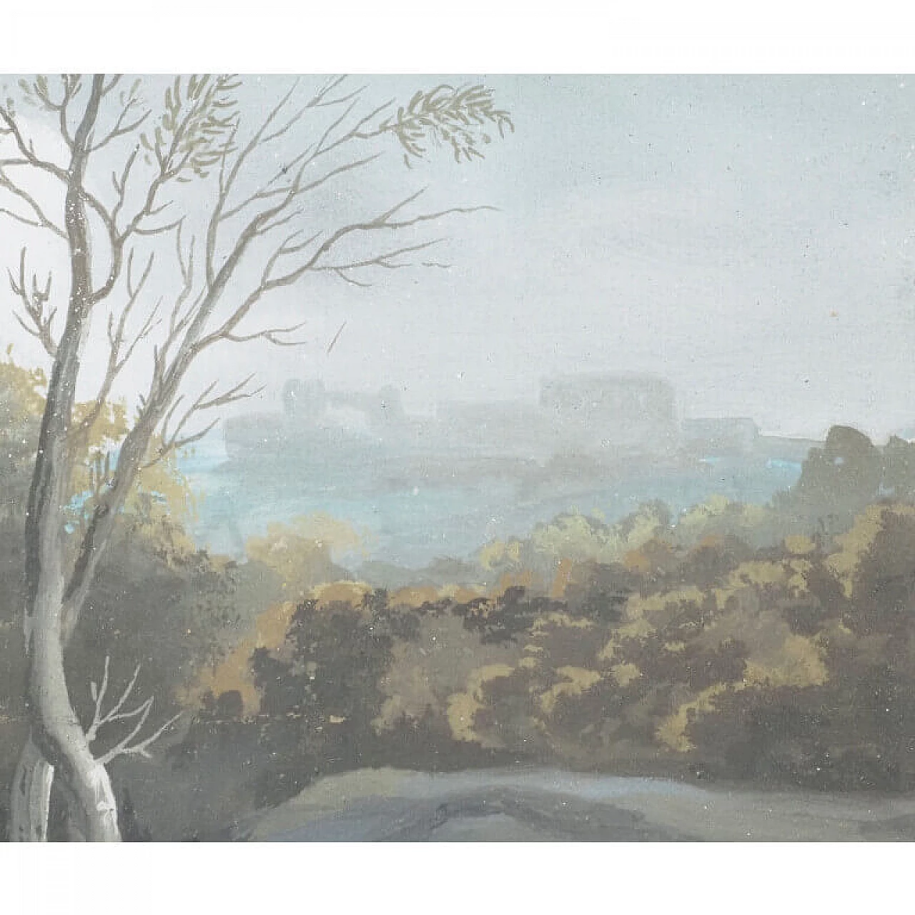 4 Dolomite landscapes, tempera on paper, early 19th century 6