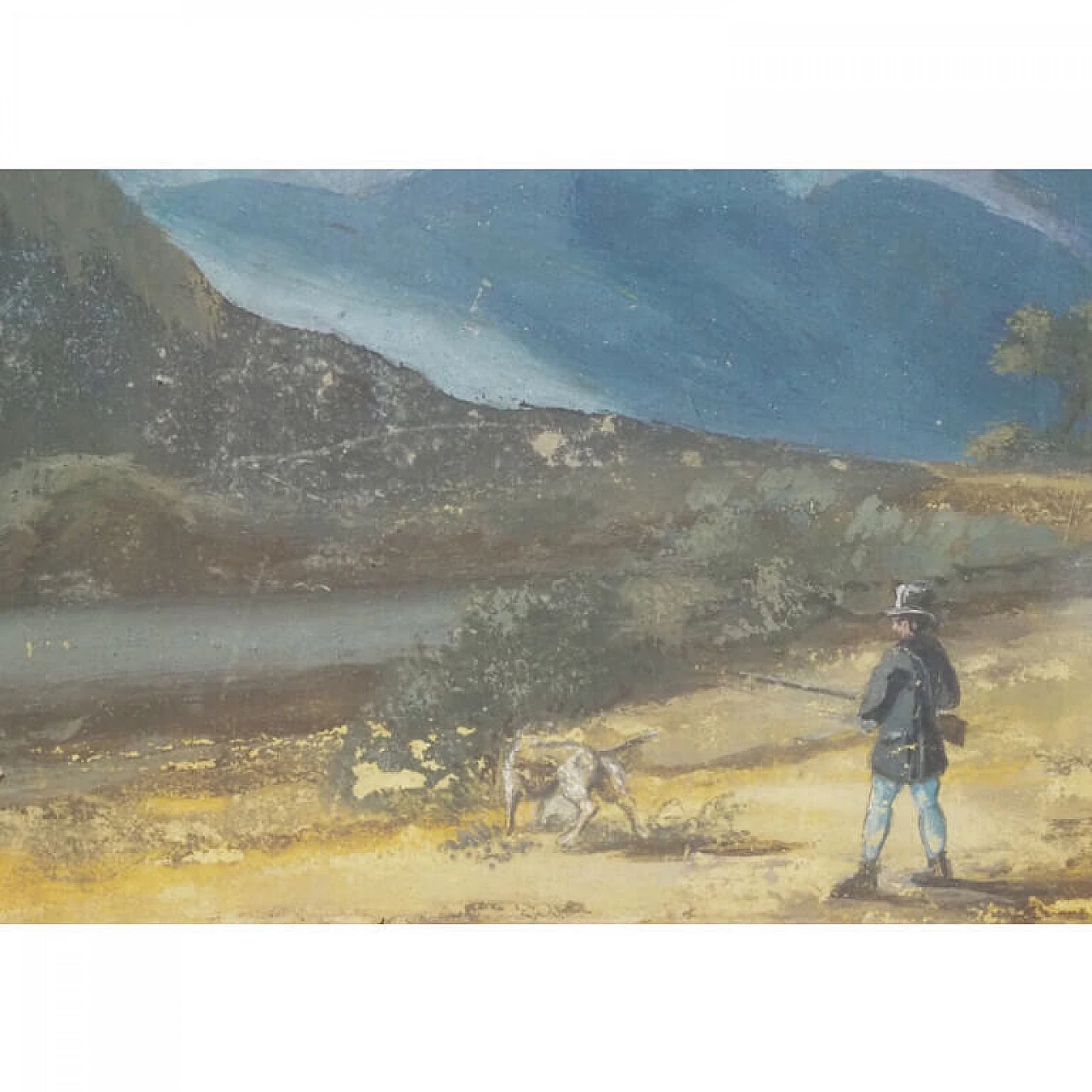 4 Dolomite landscapes, tempera on paper, early 19th century 12