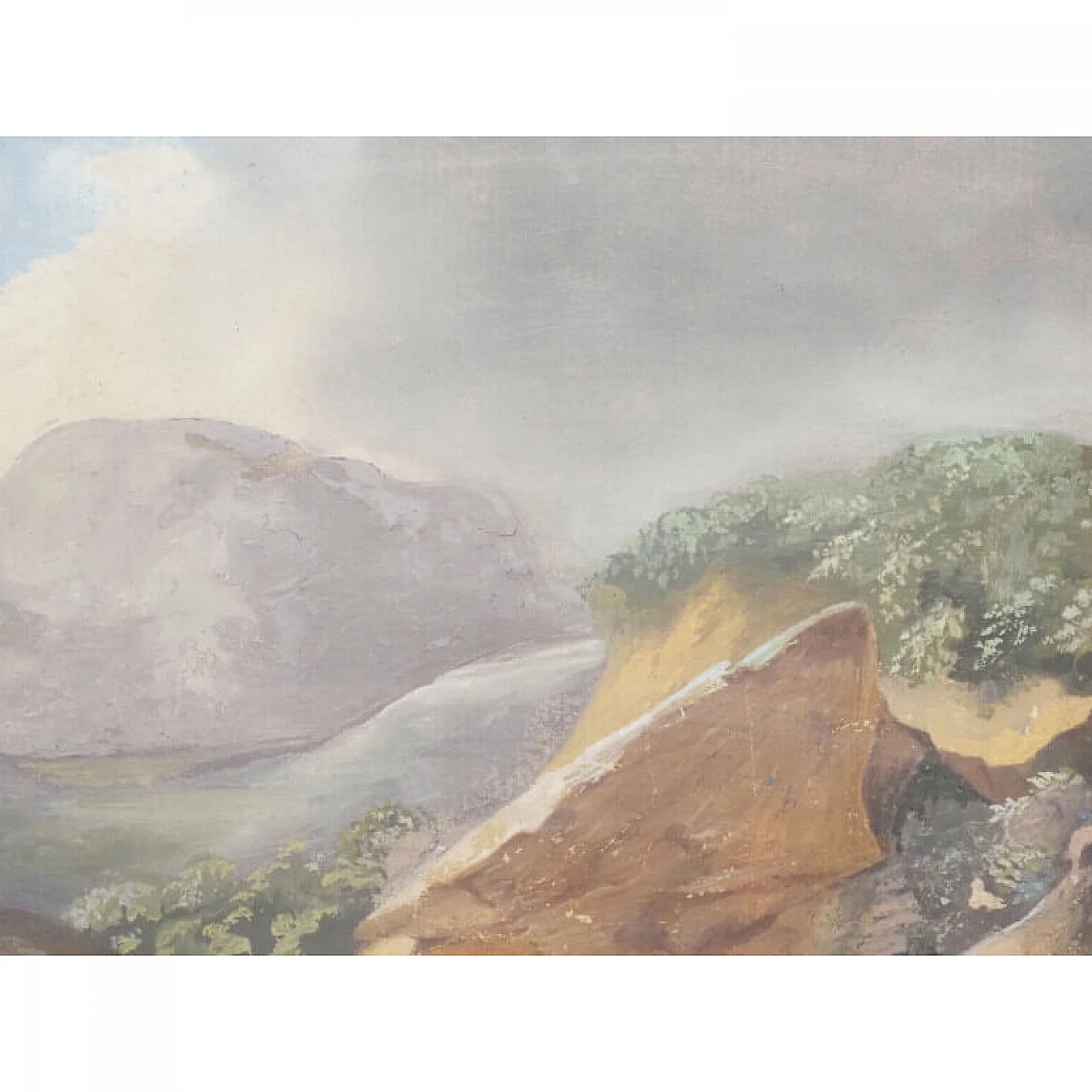 4 Dolomite landscapes, tempera on paper, early 19th century 14