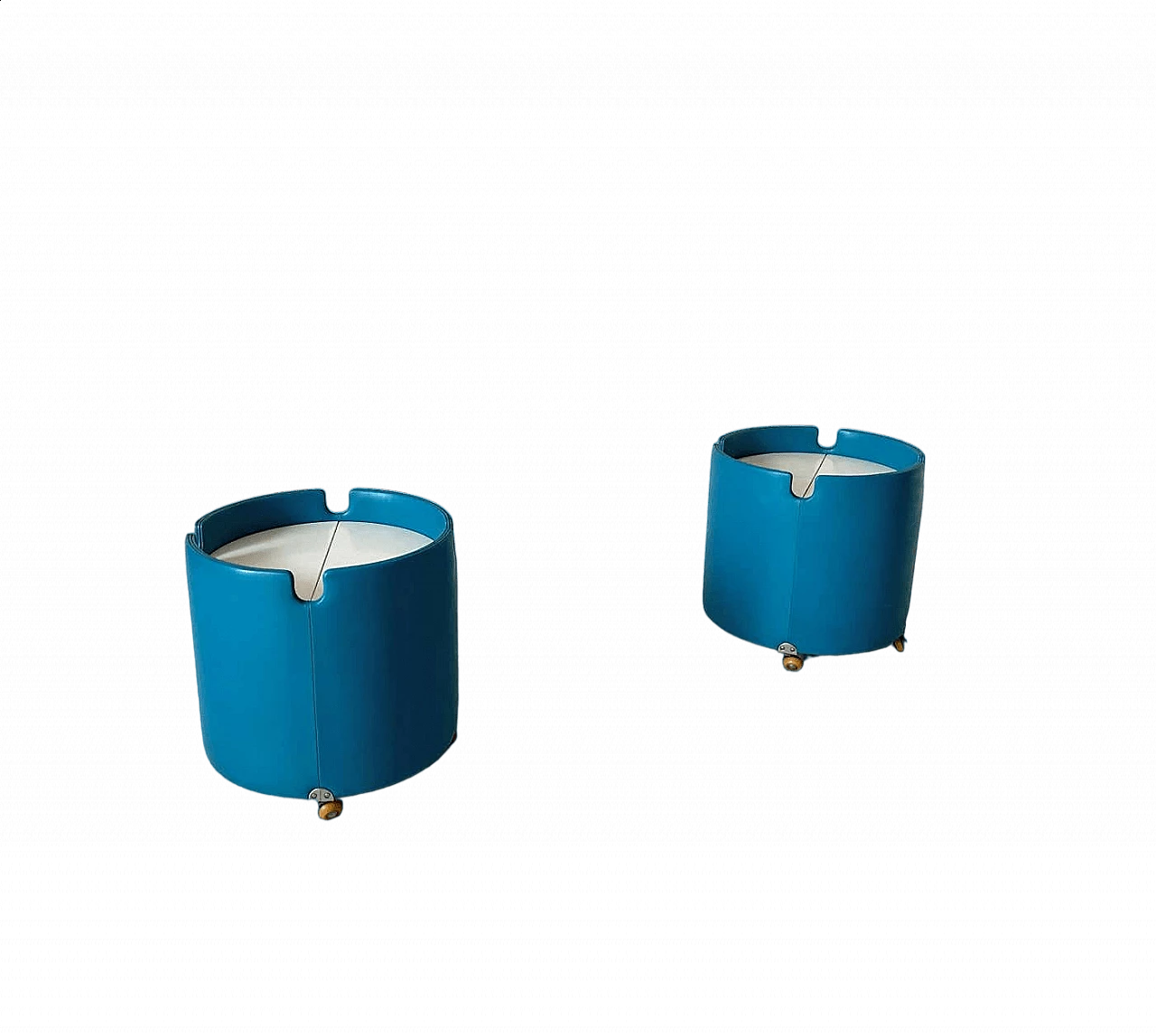 Pair of Lullaby bedside tables by Luigi Massoni for Poltrona Frau, 1970s 16