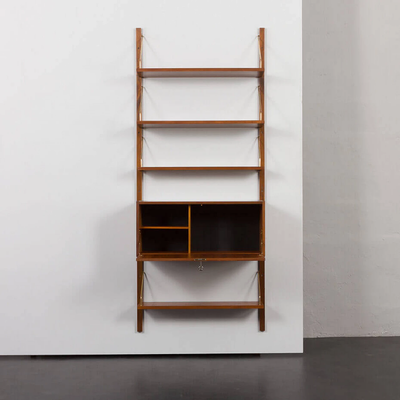 Danish one-bay bookcase with desk in the style of Poul Cadovius, 1960s 6