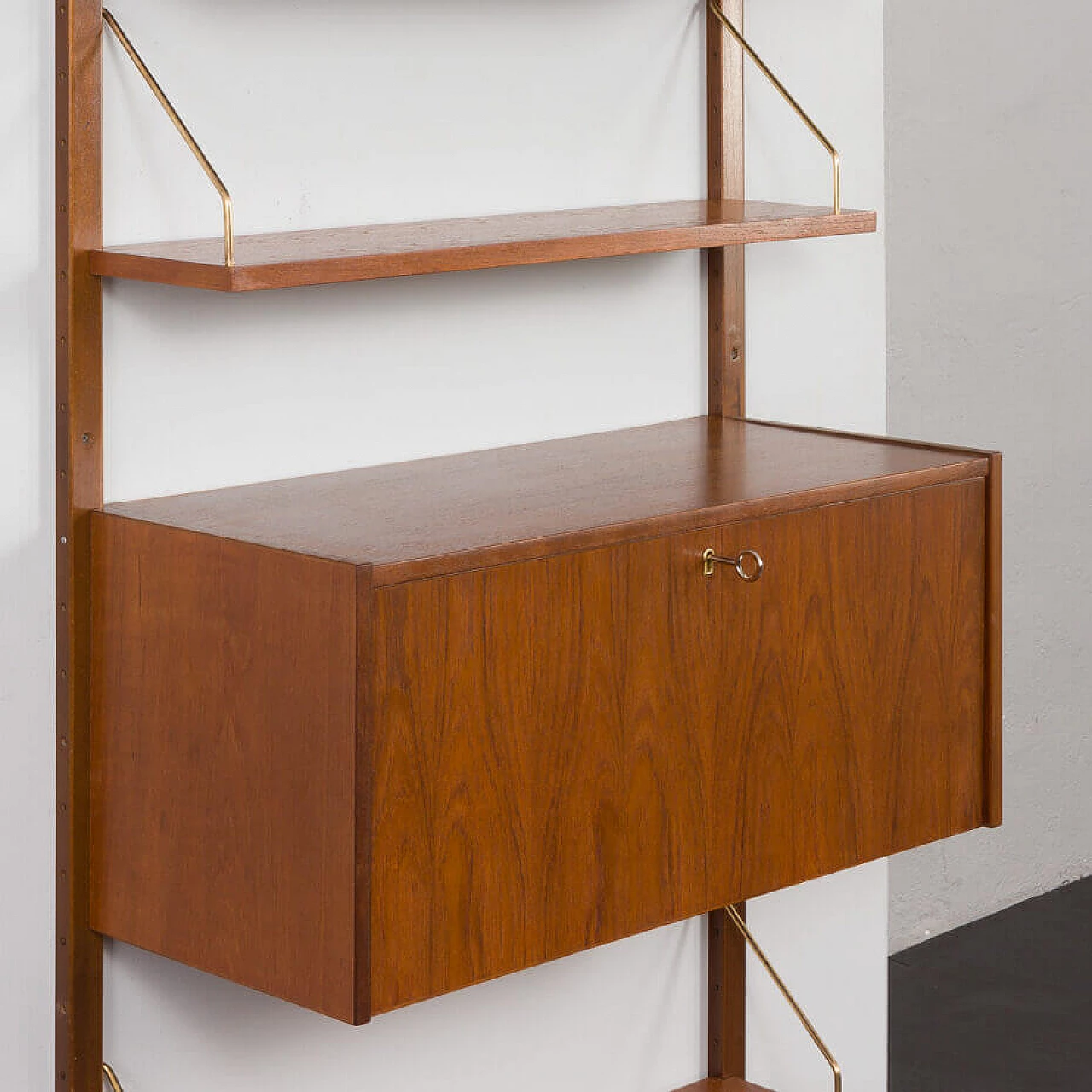 Danish one-bay bookcase with desk in the style of Poul Cadovius, 1960s 14