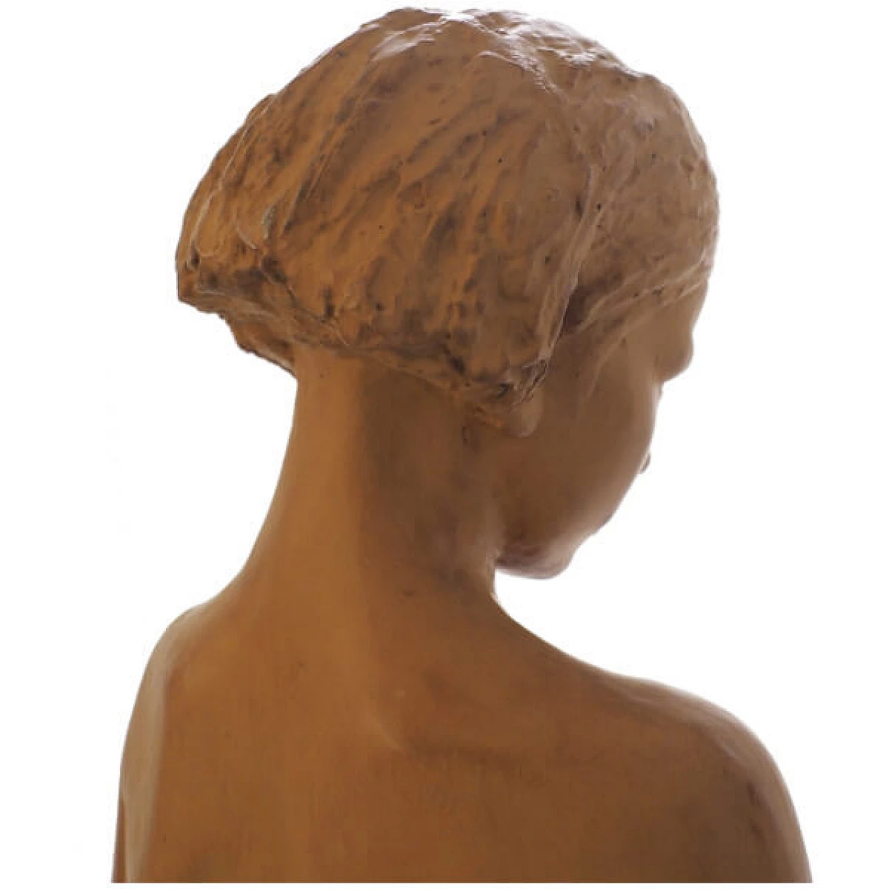 Teenager sculpture in painted plaster by Vittorio Magelli, 1930s 6