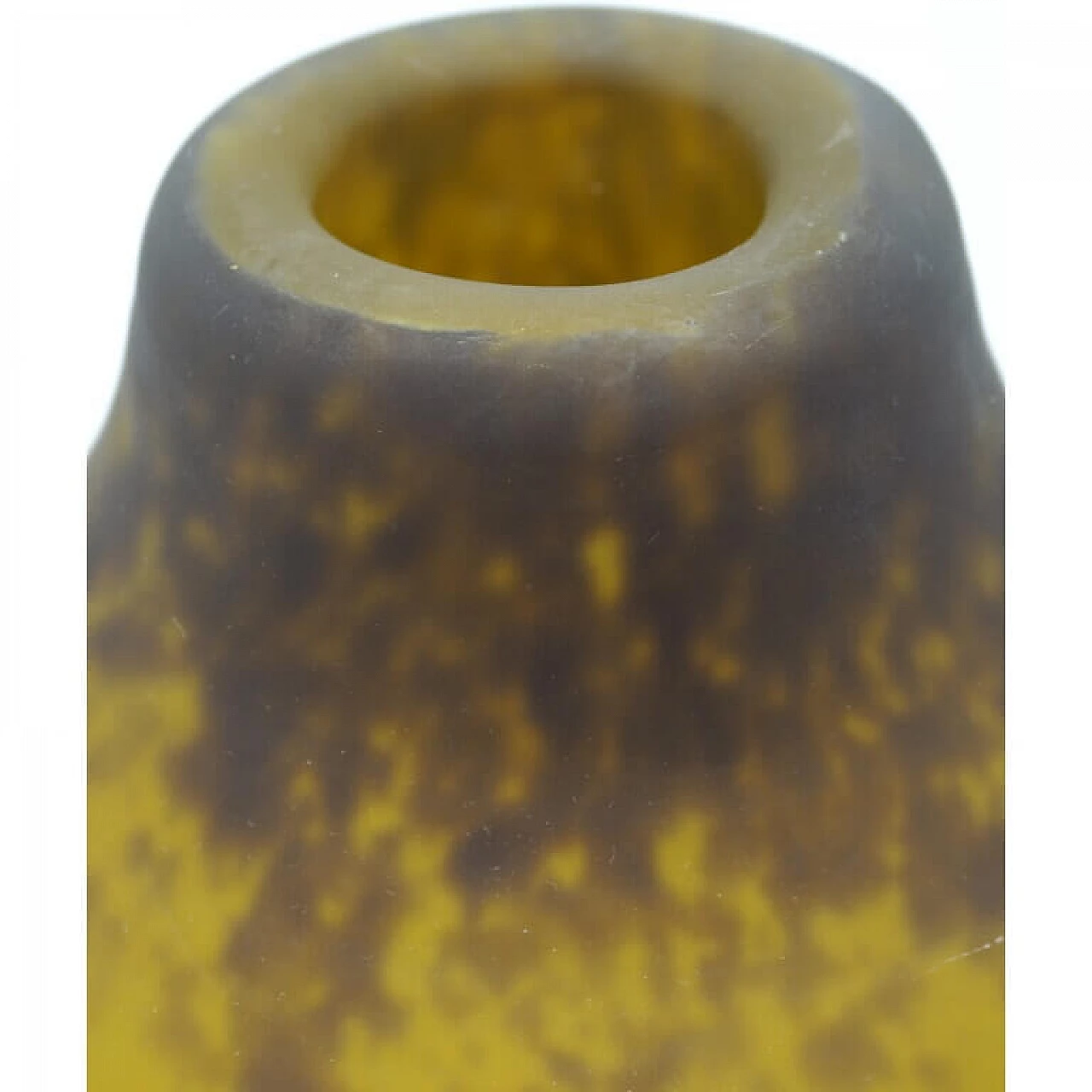 Ovoid glass vase by Muller Freres, 1920s 4