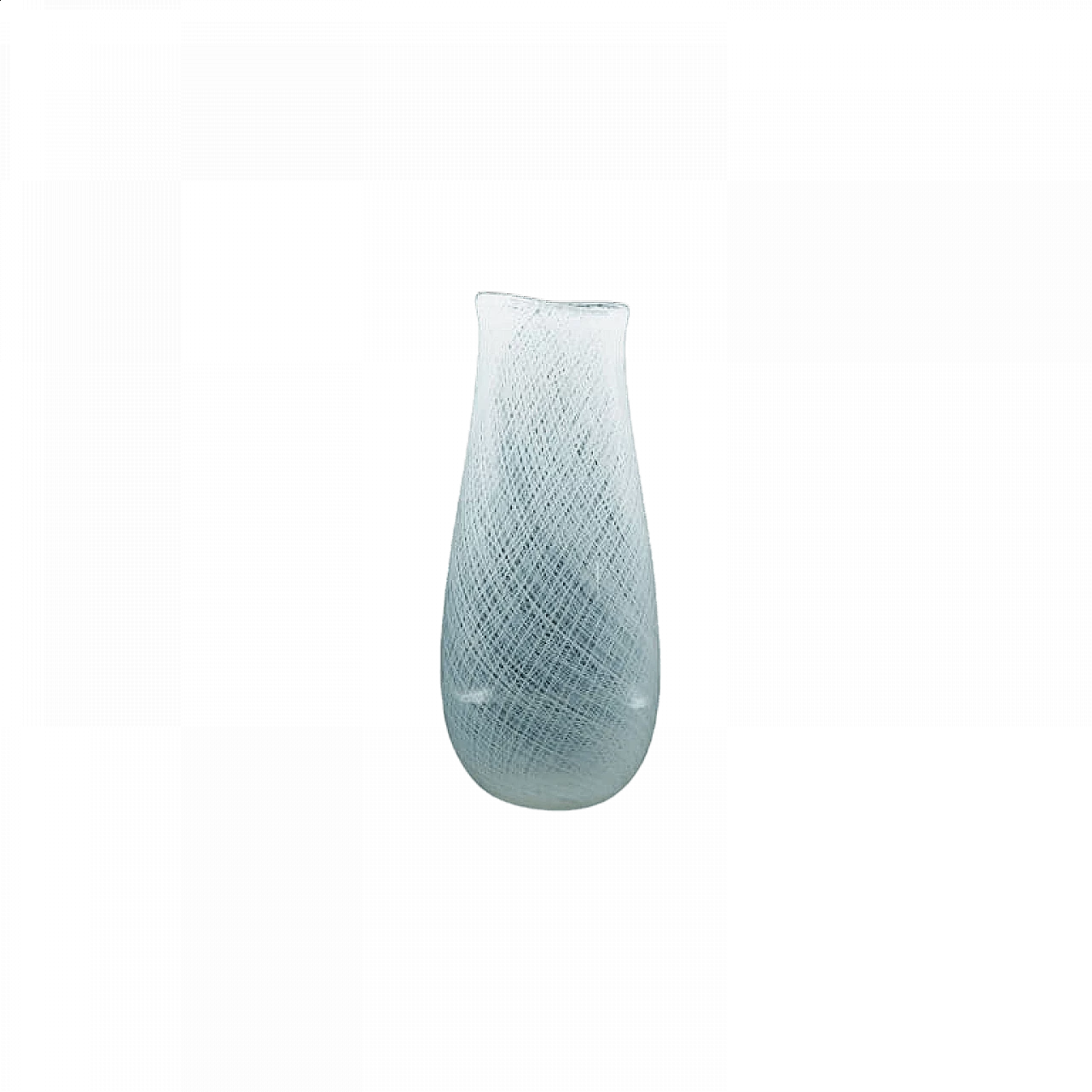 Zanfirico vase in Murano glass by Archimede Seguso, 1970s 6